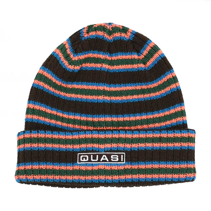 Quasi Montage Cuff Beanie - Brown