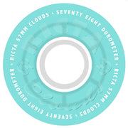 Ricta Cloud Transparent Aqua/White Wheels 78a 57mm Front
