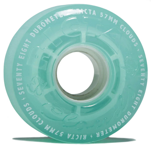 Ricta Cloud Transparent Aqua/White Wheels 78a 57mm