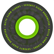 Ricta Cloud Transparent Black/Green Wheels 78a 55mm Front