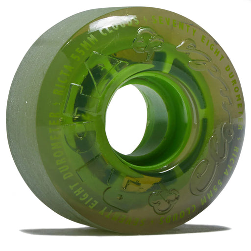 Ricta Cloud Transparent Black/Green Wheels 78a 55mm