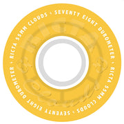 Ricta Cloud Transparent Citrus/White Wheels 78a 55mm Front