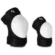 S1 Shred Skateboard Pad Set - Black Knee Side View