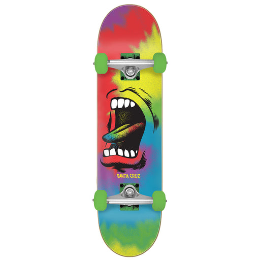 Santa Cruz Big Mouth Tie Dye 8.00-inch complete skateboard