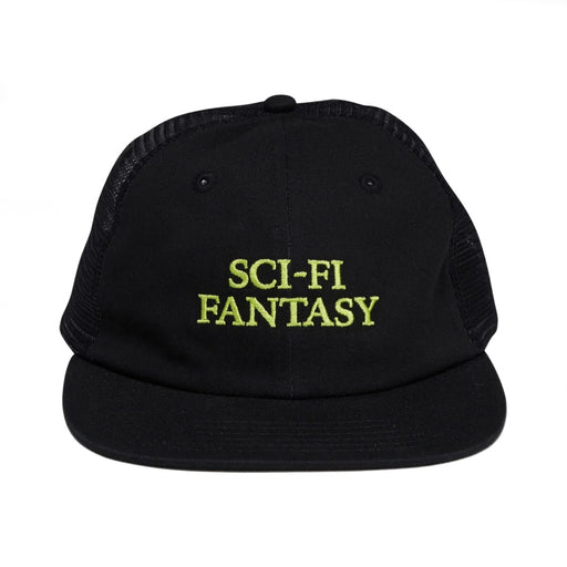 Sci-Fi Fantasy Logo Trucker - Black Front