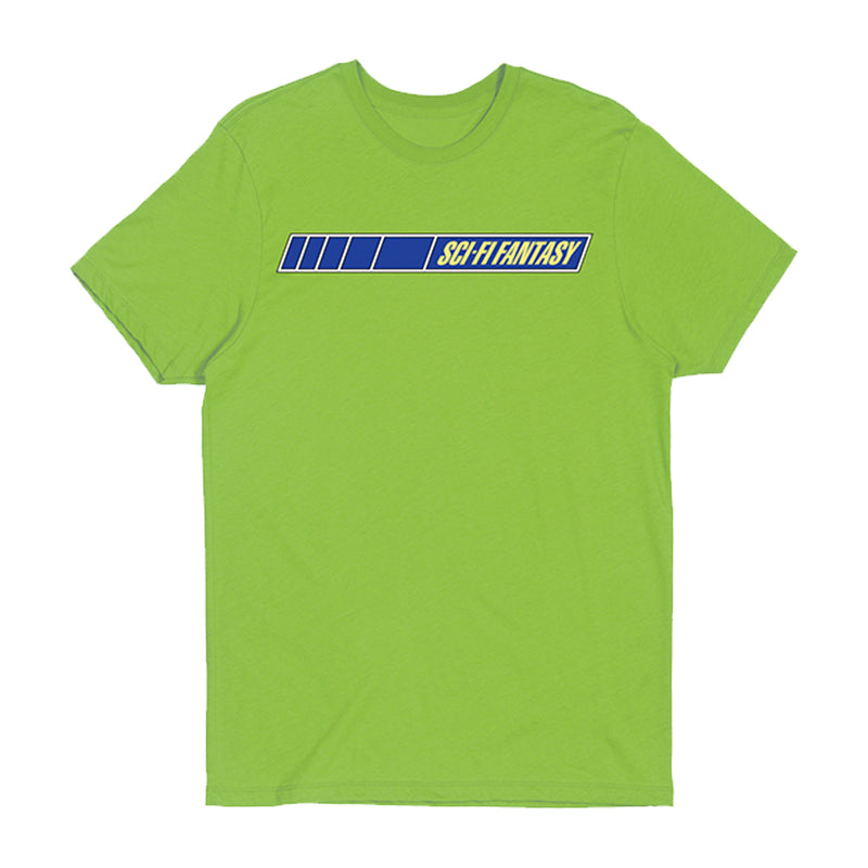Sci-Fi Fantasy Quick Stripe T-Shirt - Lime