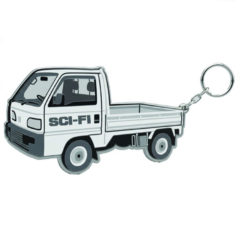 Sci-Fi Metal Truck Key Chain