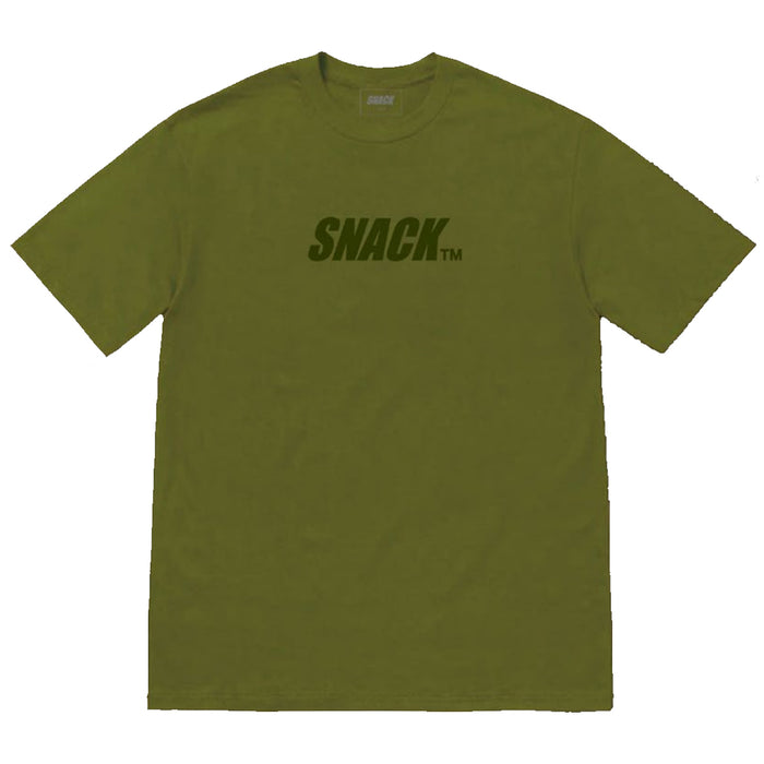 Snack Caps Lock T-Shirt - Olive