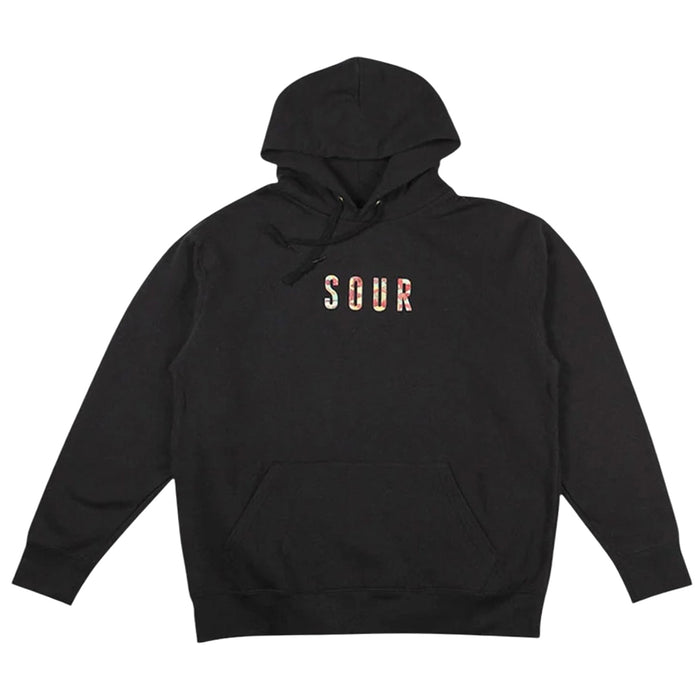 Sour Solution Rug Hoodie - Black Front