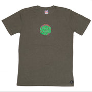 Underground Swirl T-Shirt - Army Heather | Underground Skate Shop