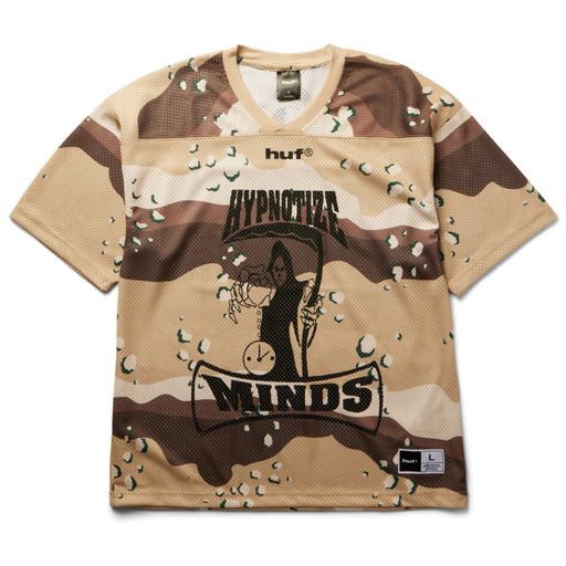 Three 6 Mafia x HUF Football Jersey - Camo Front
