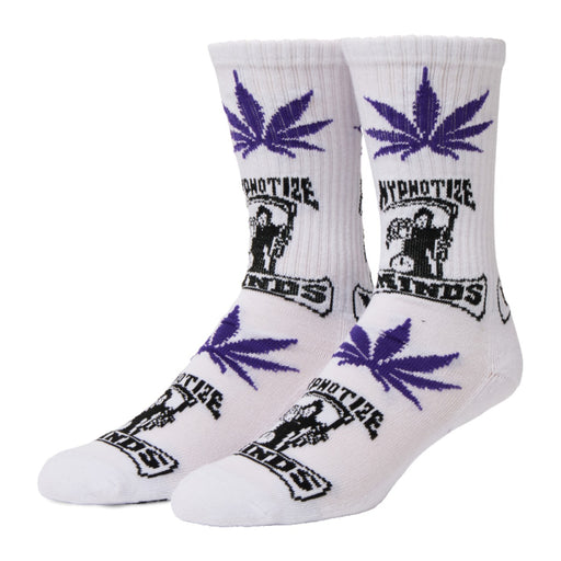 Three 6 Mafia x HUF Hypnotize Minds Socks - White