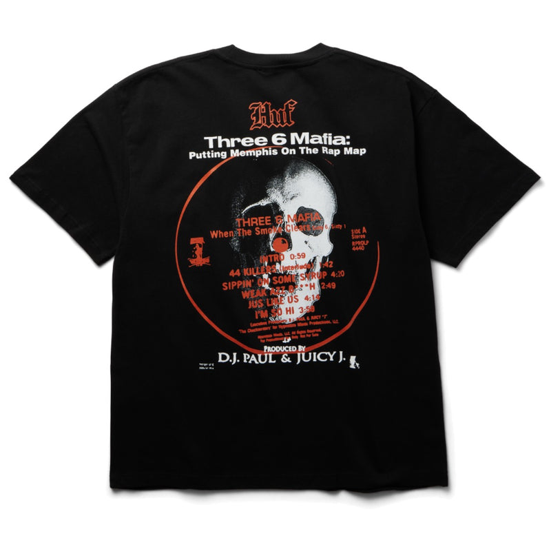 Three 6 Mafia x HUF Mystic Styles T-Shirt - Black Back