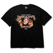 Three 6 Mafia x HUF Mystic Styles T-Shirt - Black Front