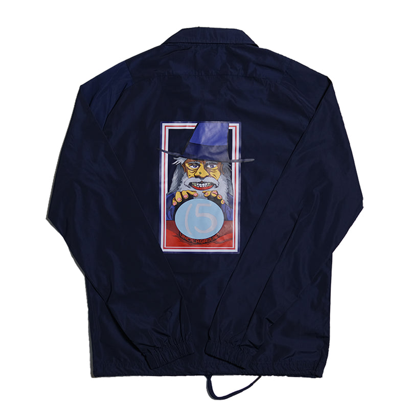 Underground 15 Year Wizard Coach Jacket - Navy Back