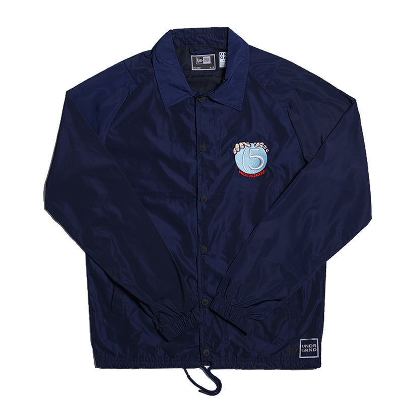 Underground 15 Year Wizard Coach Jacket - Navy Front
