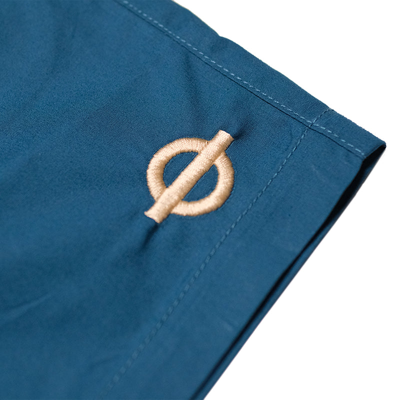 Underground Beach Logo Shorts - Atlantic Blue Detail