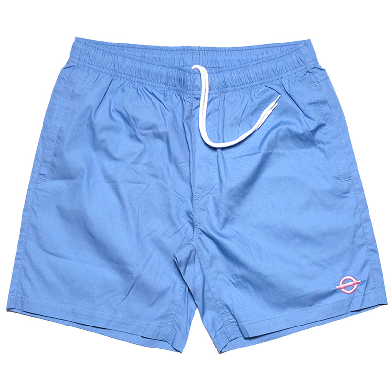 Underground Beach Logo Shorts - Carolina Blue Front