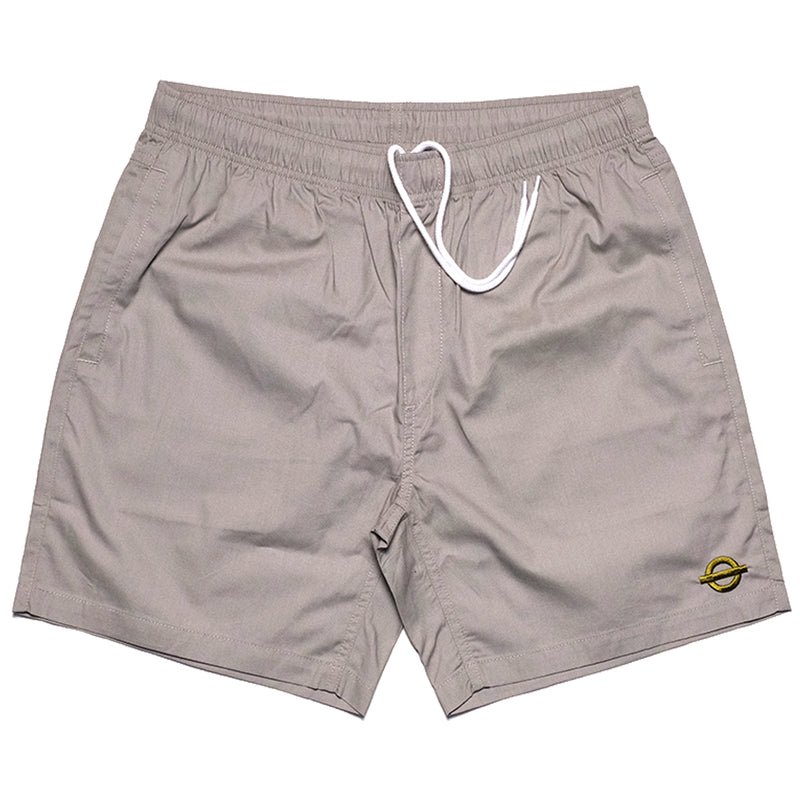 Underground Beach Logo Shorts - Mushroom Front