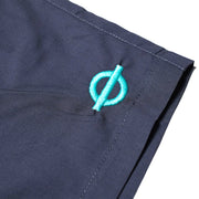 Underground Beach Logo Shorts - Petrol Blue Detail