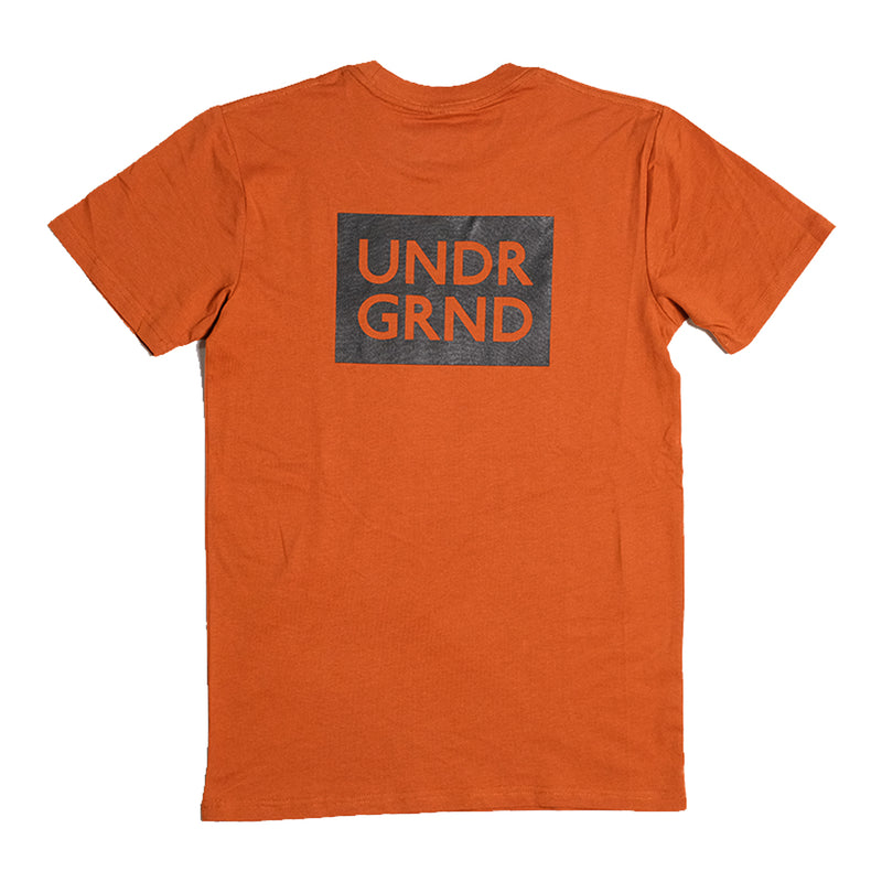 Underground Box Logo T-Shirt - Copper Back