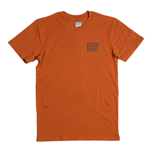 Underground Box Logo T-Shirt - Copper Front