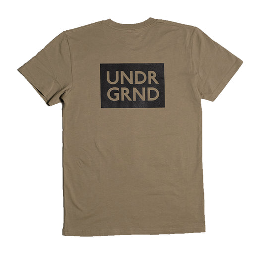 Underground Box Logo T-Shirt - Eucalyptus Back