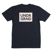 Underground Box Logo T-Shirt - Navy Back