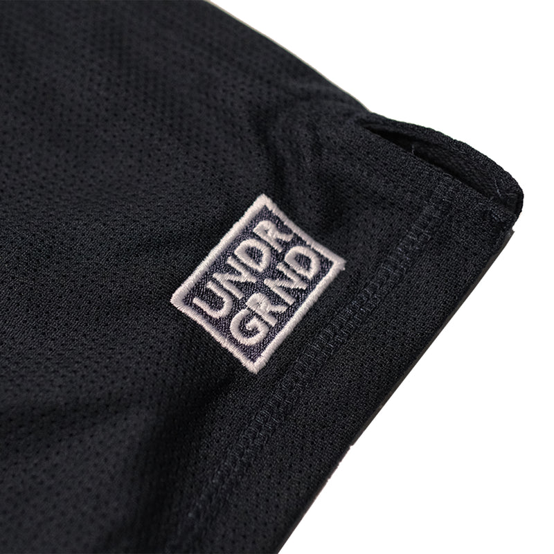 Underground Court Box Logo Shorts - Navy Detail