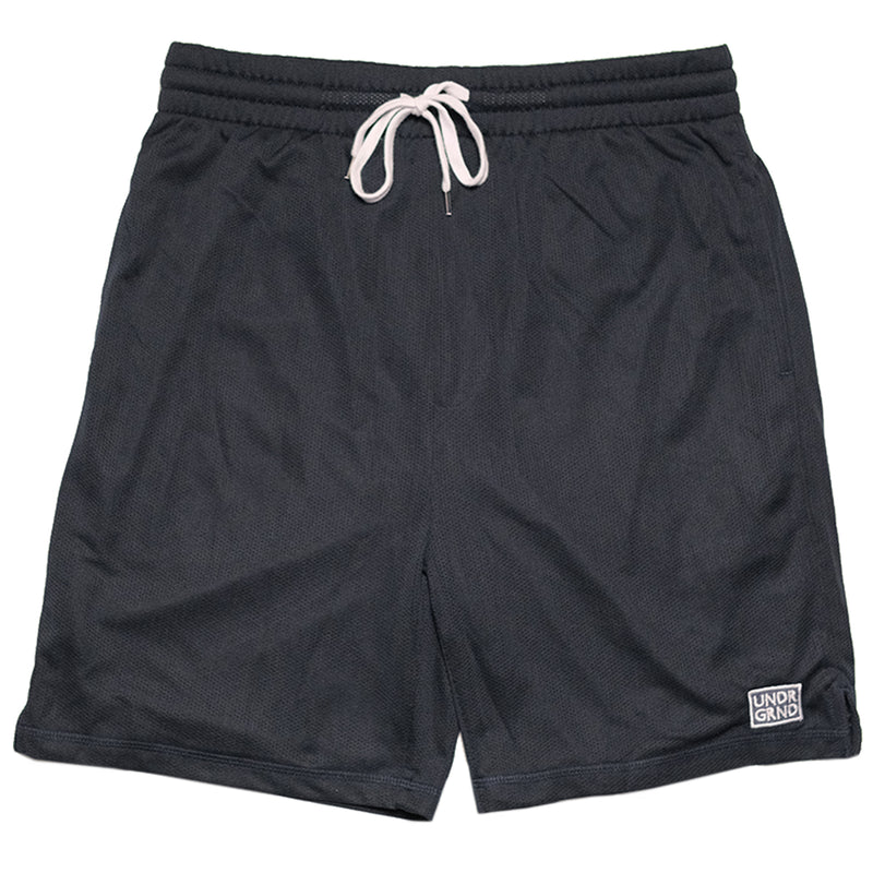Underground Court Box Logo Shorts - Navy Front