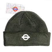 Underground Logo Cable Beanie - Cypress Green