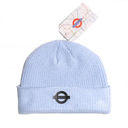 Underground Logo Cable Beanie - Powder Blue