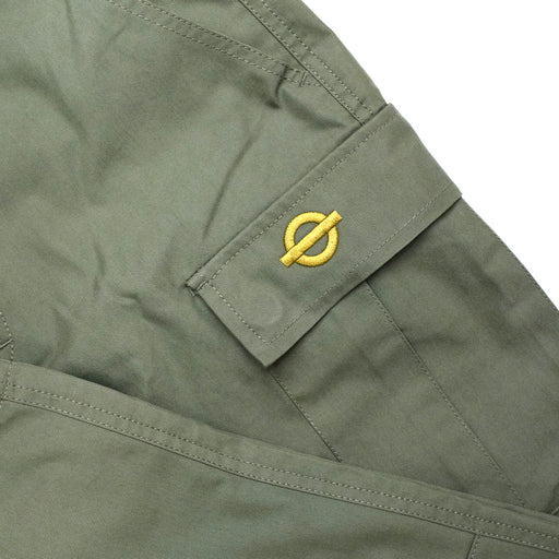 Underground Logo Cargo Pants - Army Green Cargo Detail