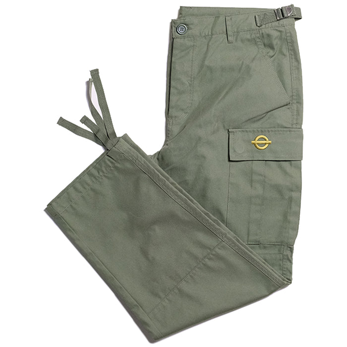 Underground Logo Cargo Pants - Army Green 