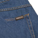 Underground Logo Drawstring Denim  - Indigo Blue Back Detail