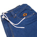 Underground Logo Drawstring Denim  - Indigo Blue Front Detail