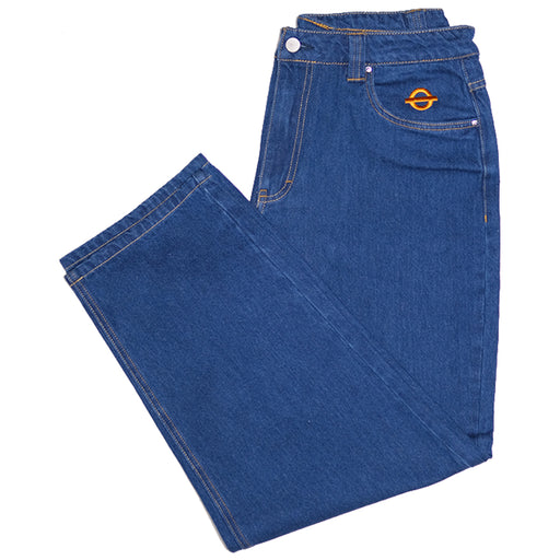 Underground Logo Drawstring Denim  - Indigo Blue