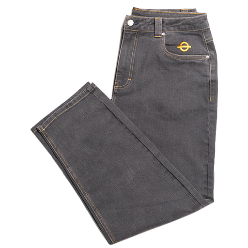 Underground Logo Drawstring Denim  - Washed Black