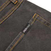 Underground Logo Drawstring Jorts  - Washed Black Back Detail