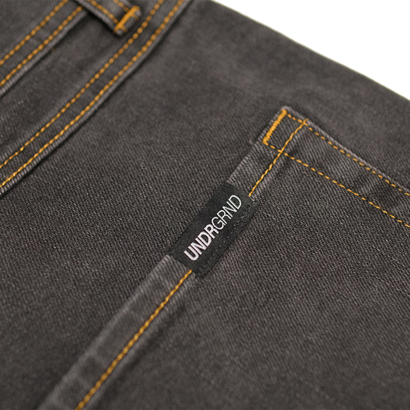 Underground Logo Drawstring Jorts  - Washed Black Back Detail