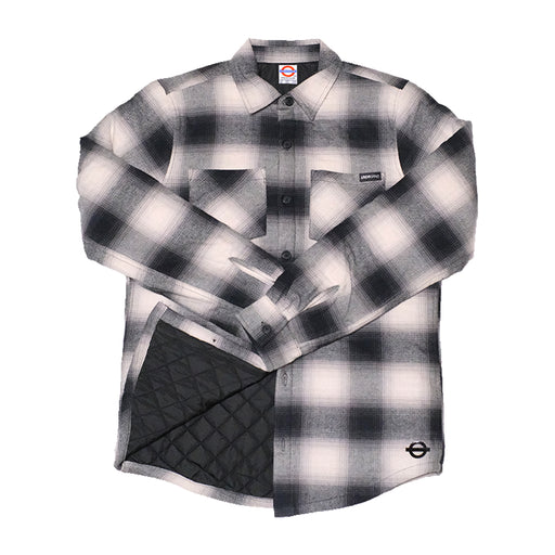 Underground Quilted Flannel (Shacket) - Black Front