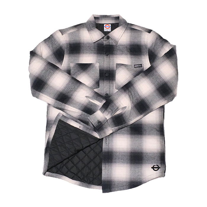 Underground Quilted Flannel (Shacket) - Black Front