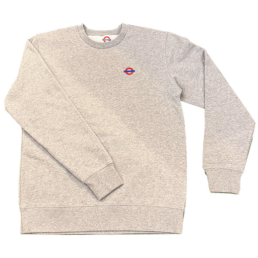 Underground Roundel Crew Neck - Heather Grey 