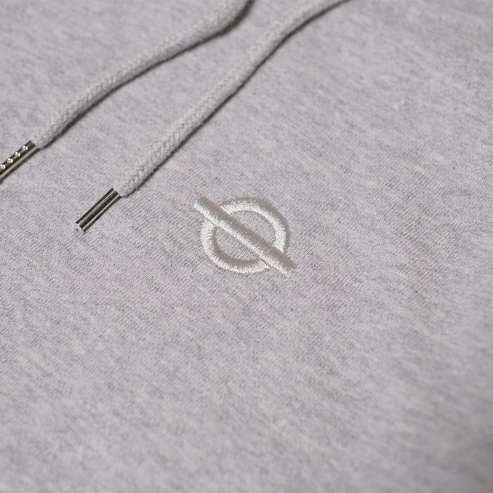 Underground Roundel Hoodie - Athletic Heather Detail