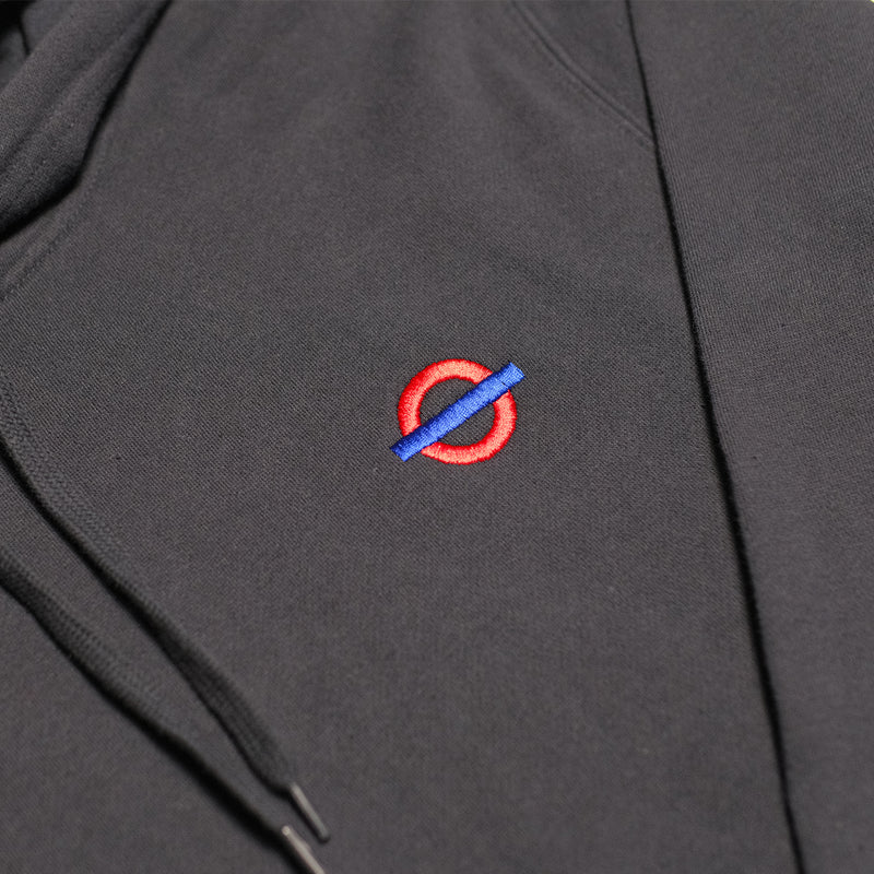 Underground Roundel Hoodie - Blue Graphite Detail