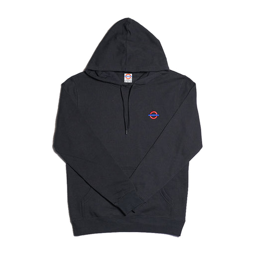 Underground Roundel Hoodie - Blue Graphite Front