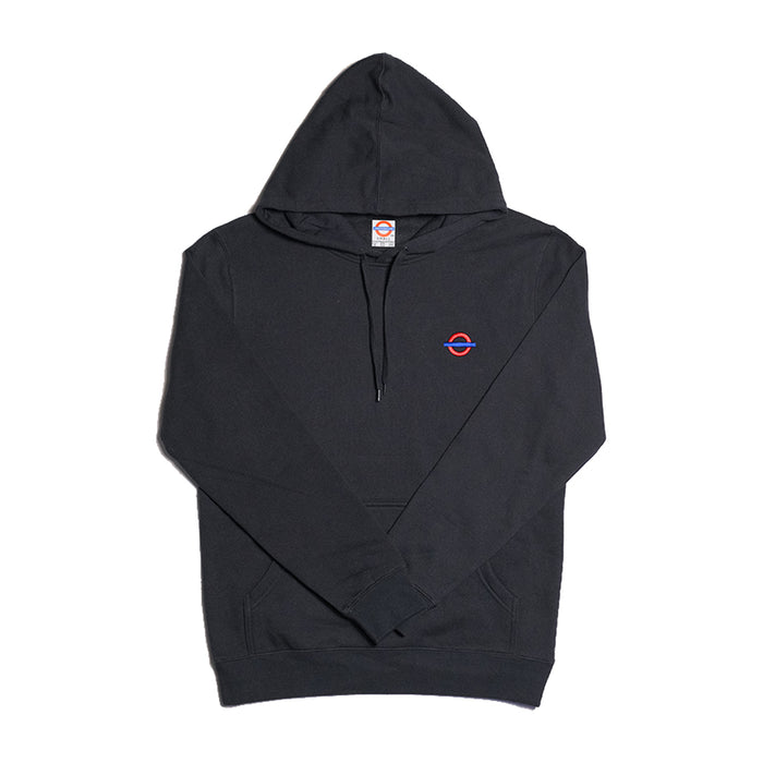Underground Roundel Hoodie - Blue Graphite Front