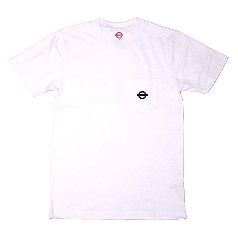 Underground Roundel Logo Pocket T - White Front