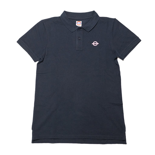 Underground Roundel Logo Polo - Navy Front