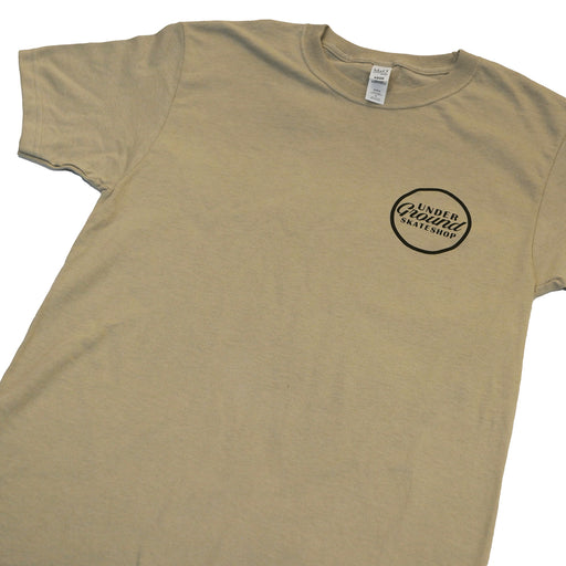 Underground Stamp T-Shirt - Sand | Underground Skate Shop